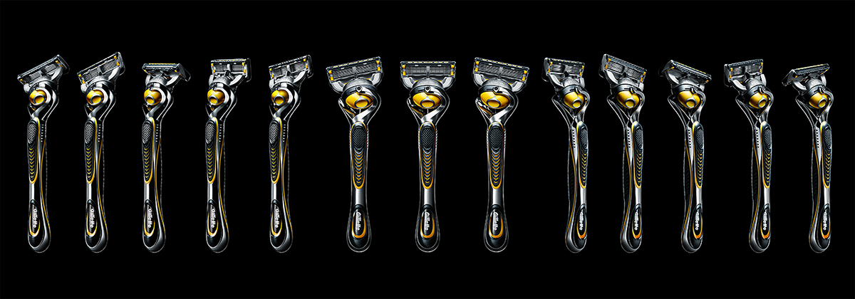 RETOUCH，GILLETTE，razor，