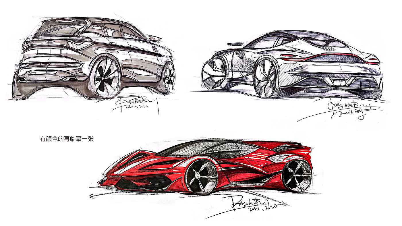 automobile，Hand drawn，sketch，sketch，