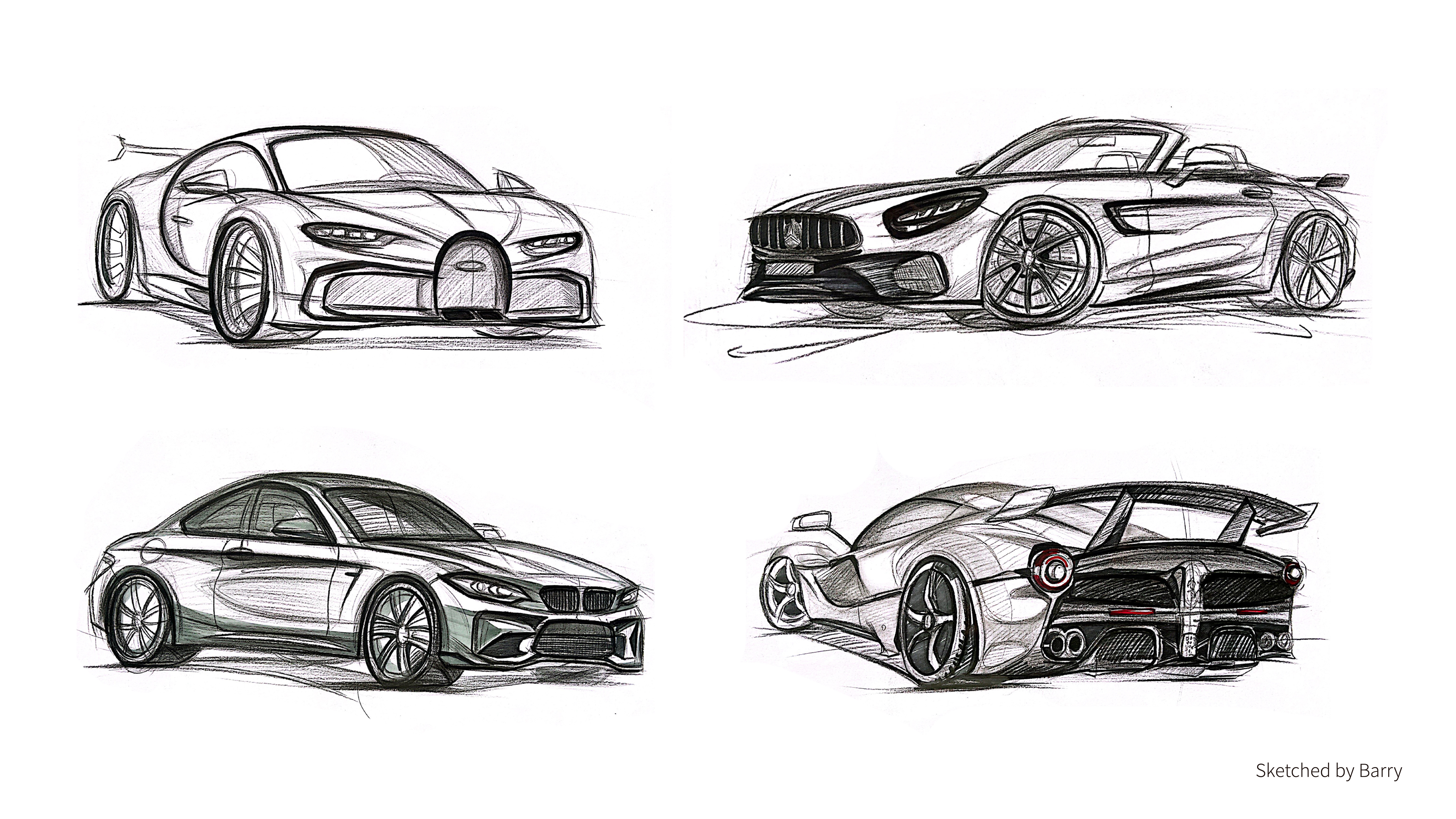 automobile，Hand drawn，sketch，sketch，