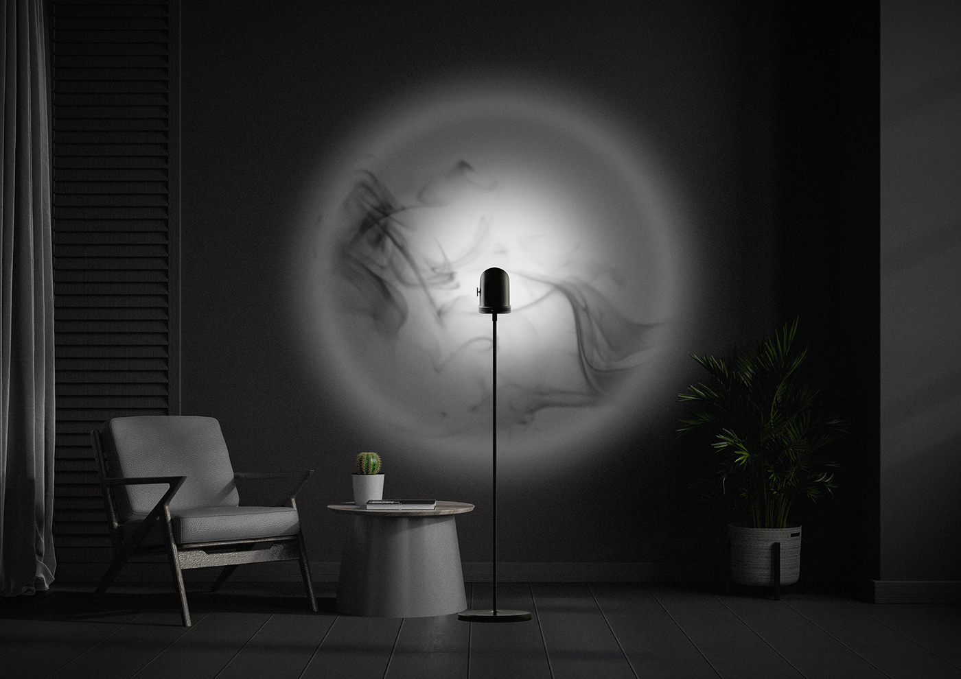Floor lamp，product design，Appearance design，delicate，Brume，Incense，