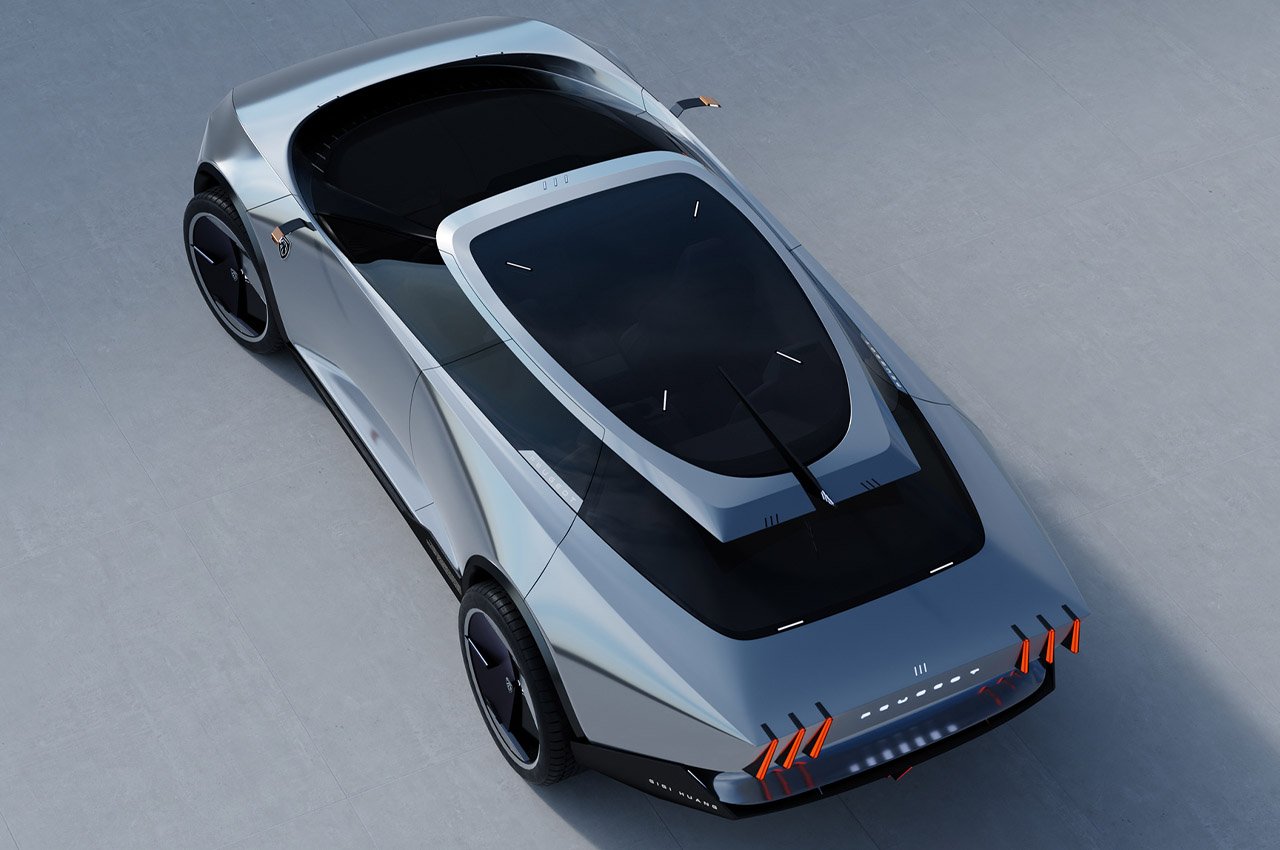 Hydrogen powered vehicle，Appearance design，Cool，future，