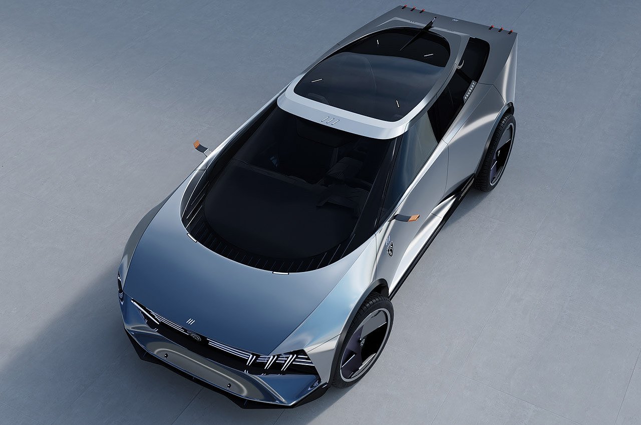 Hydrogen powered vehicle，Appearance design，Cool，future，