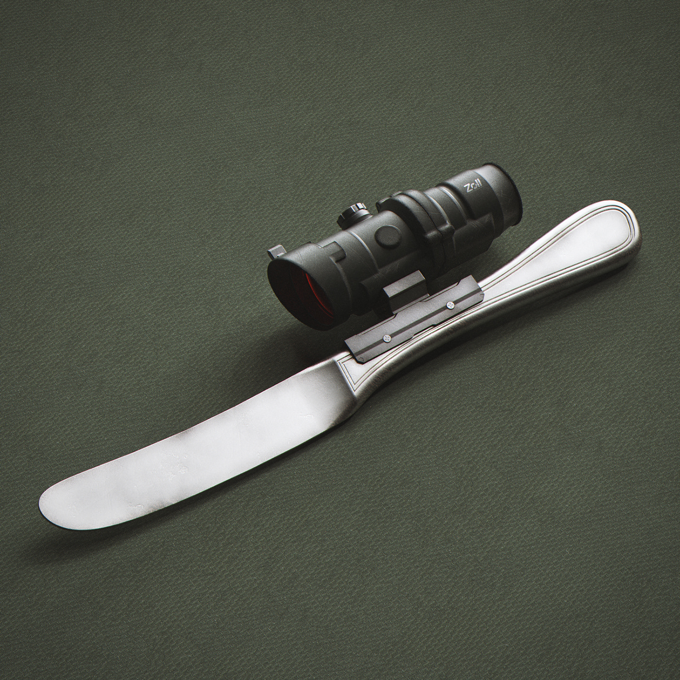 telescope，bomb，arms，knife，Kitchenware，tool，