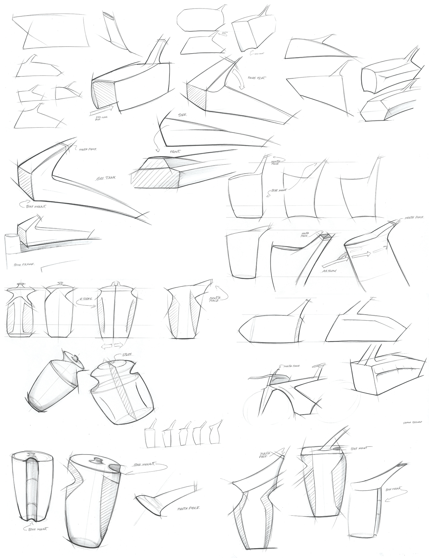 Bicycle，outdoors，technological process，sketch，Hand drawn，outdoors，Travel，