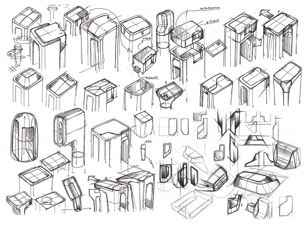 Charging station，industrial design，Model，DUCKT，product design，Electric vehicle，