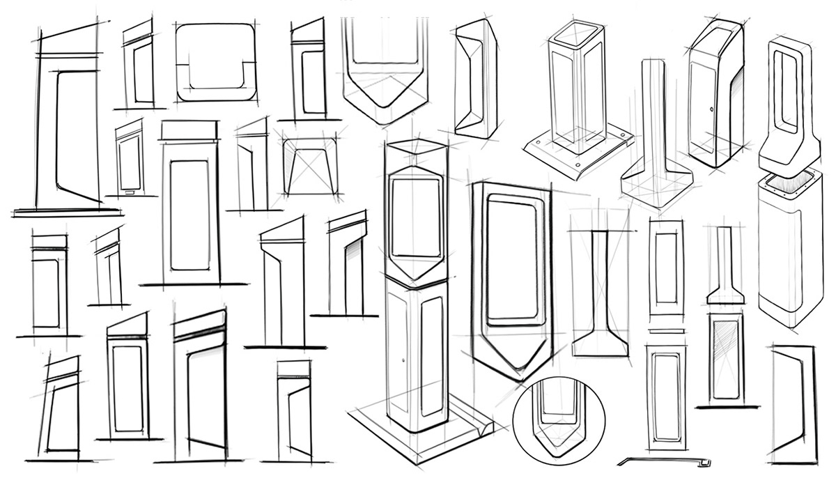 Charging station，industrial design，Model，DUCKT，product design，Electric vehicle，