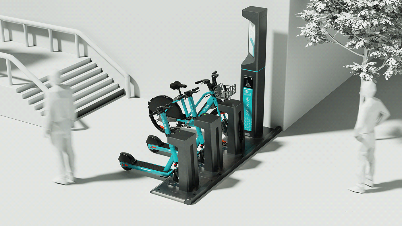 Charging station，industrial design，Model，DUCKT，product design，Electric vehicle，