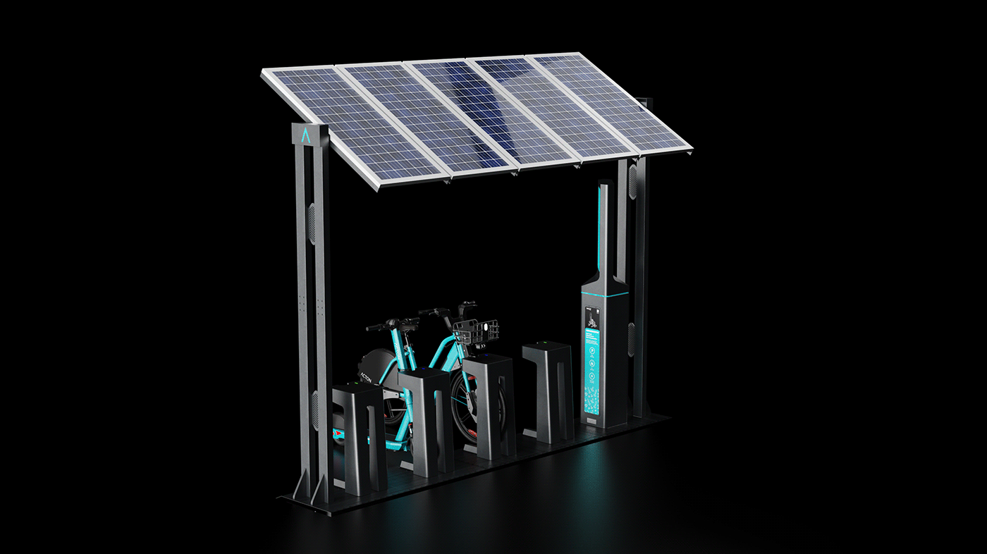 Charging station，industrial design，Model，DUCKT，product design，Electric vehicle，