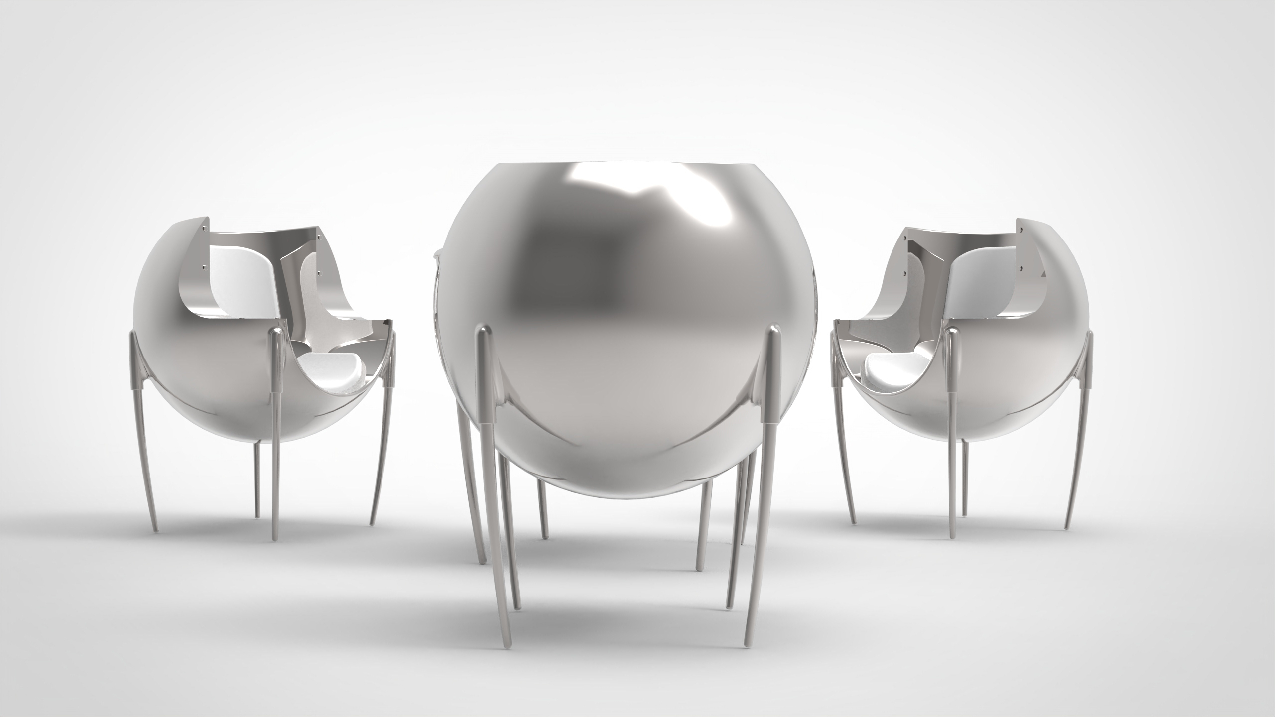 concept，Tables and chairs，furniture，science fiction，Capricious，