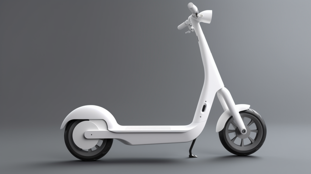 ai，Electric scooter，white，Simplicity，vehicle，