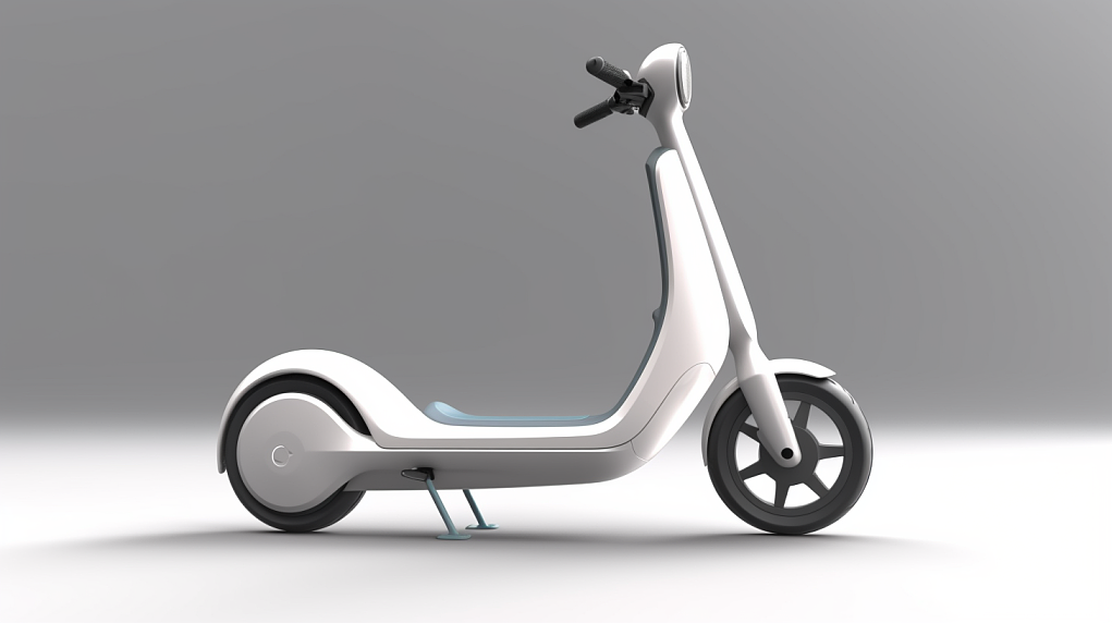 ai，Electric scooter，white，Simplicity，vehicle，