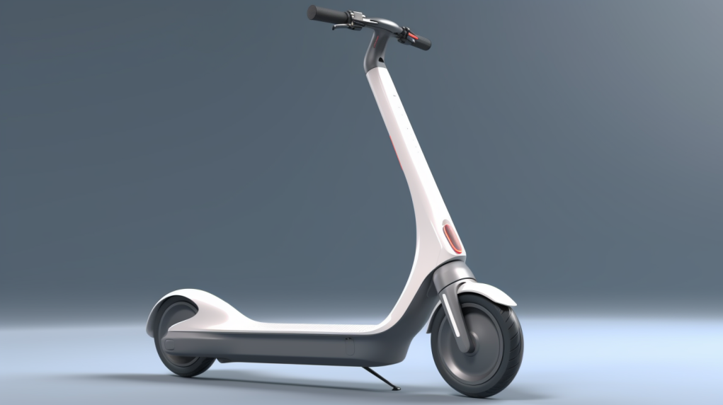 ai，Electric scooter，white，Simplicity，vehicle，