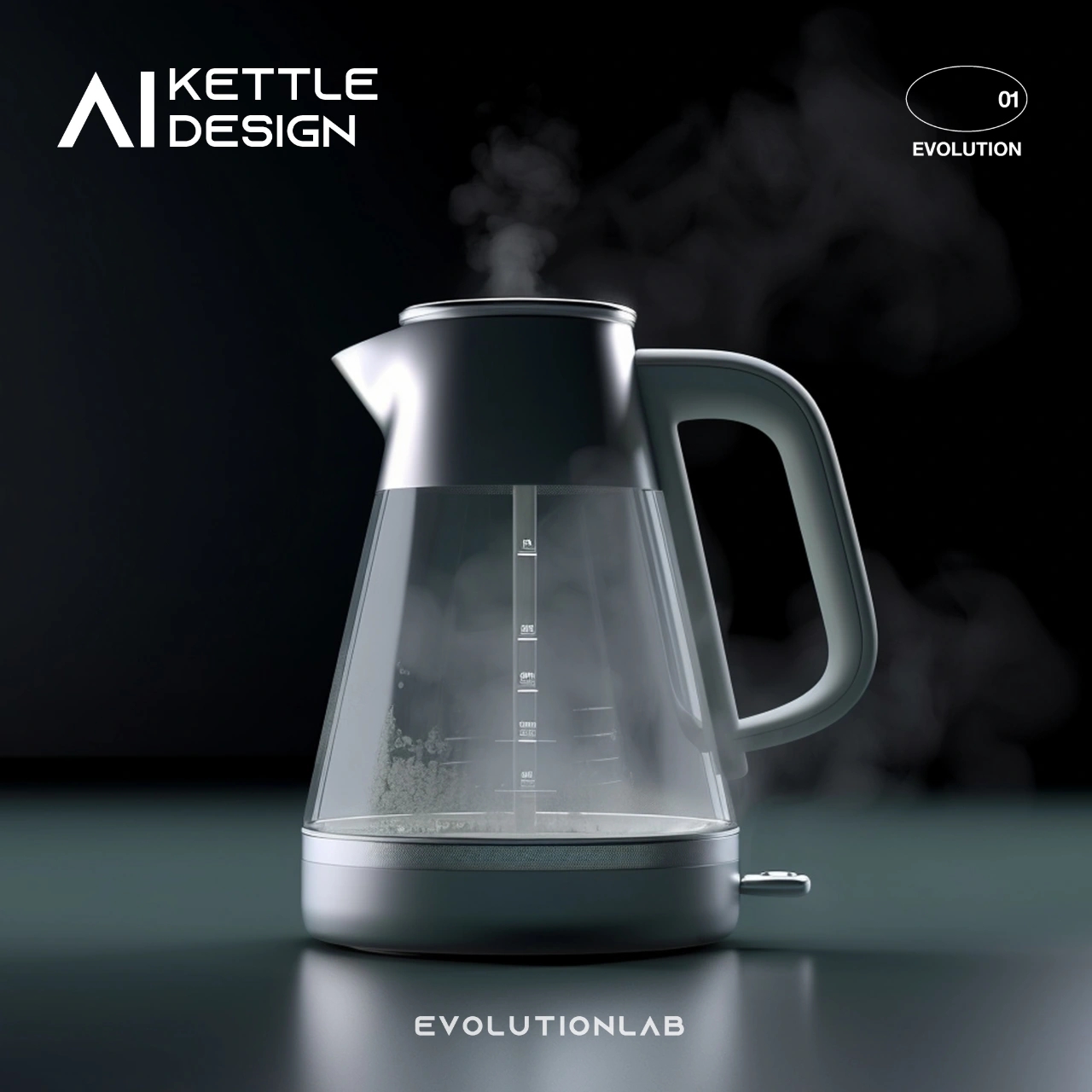 ai，AI design，industrial design，product design，kettle，Household Electric Appliances，Evolution laboratory，