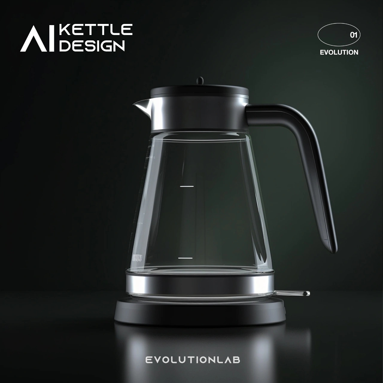 ai，AI design，industrial design，product design，kettle，Household Electric Appliances，Evolution laboratory，