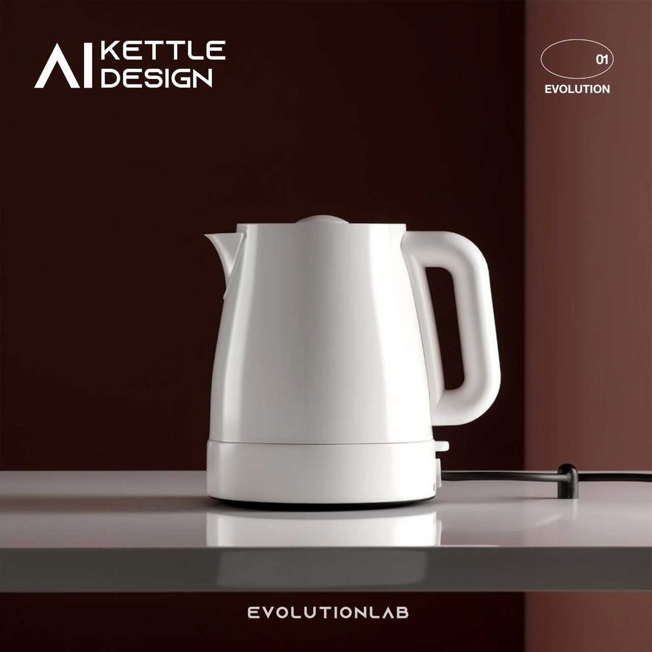 ai，AI design，industrial design，product design，kettle，Household Electric Appliances，Evolution laboratory，