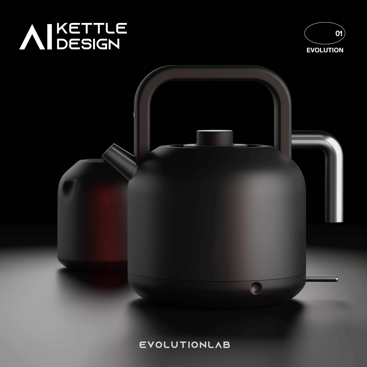 ai，AI design，industrial design，product design，kettle，Household Electric Appliances，Evolution laboratory，