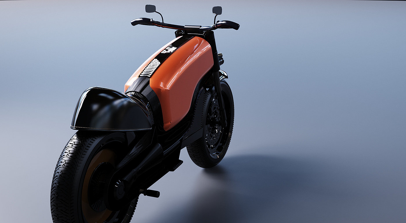 motorcycle，Motorcycle design，product design，3d，sierra51，