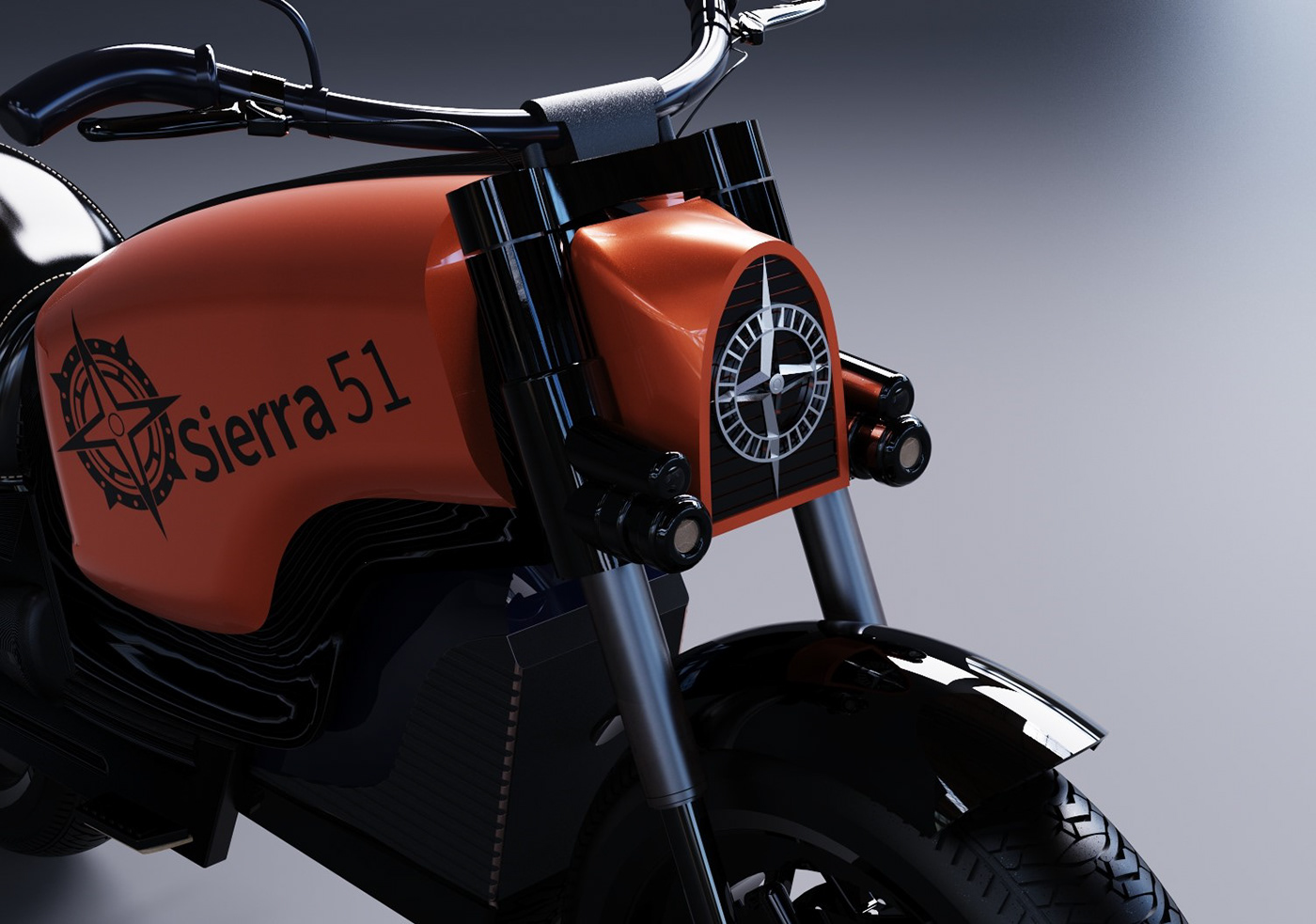 motorcycle，Motorcycle design，product design，3d，sierra51，