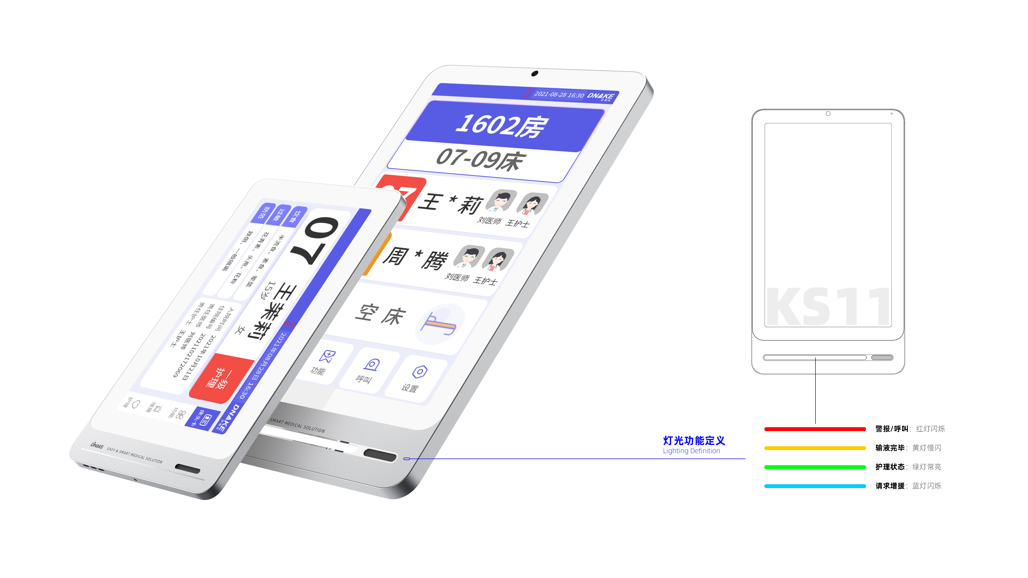 Intelligent medical，Information Panel，Sickbed extension，Electronic Information Card，