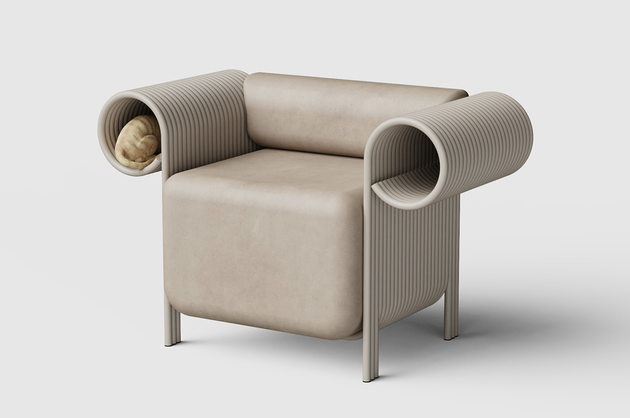 Armchair，furniture design ，furniture，FLOW SOFA，SUNRUI，