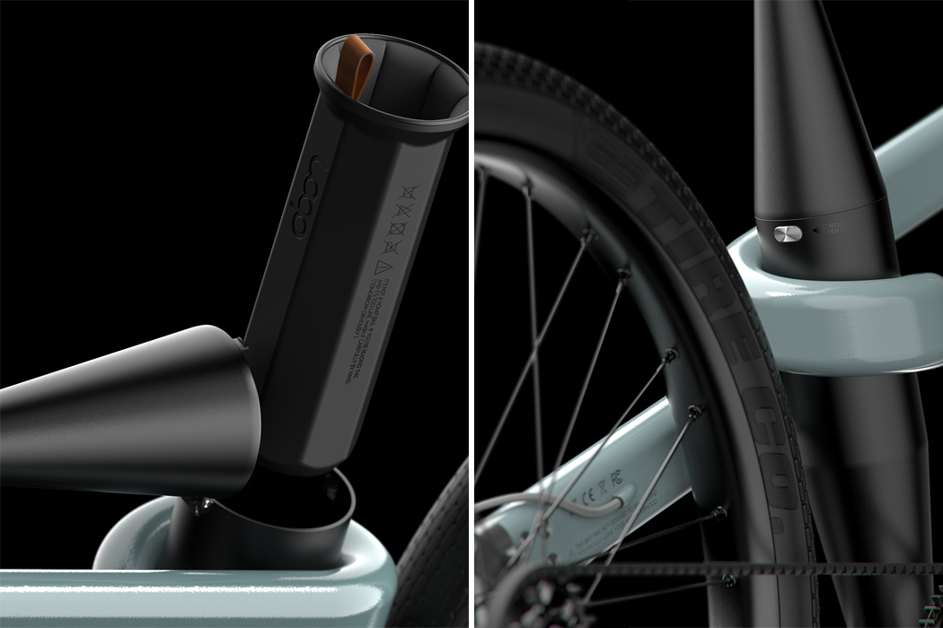 loop，City bike，Bicycle，Bicycle design，Explosion diagram，