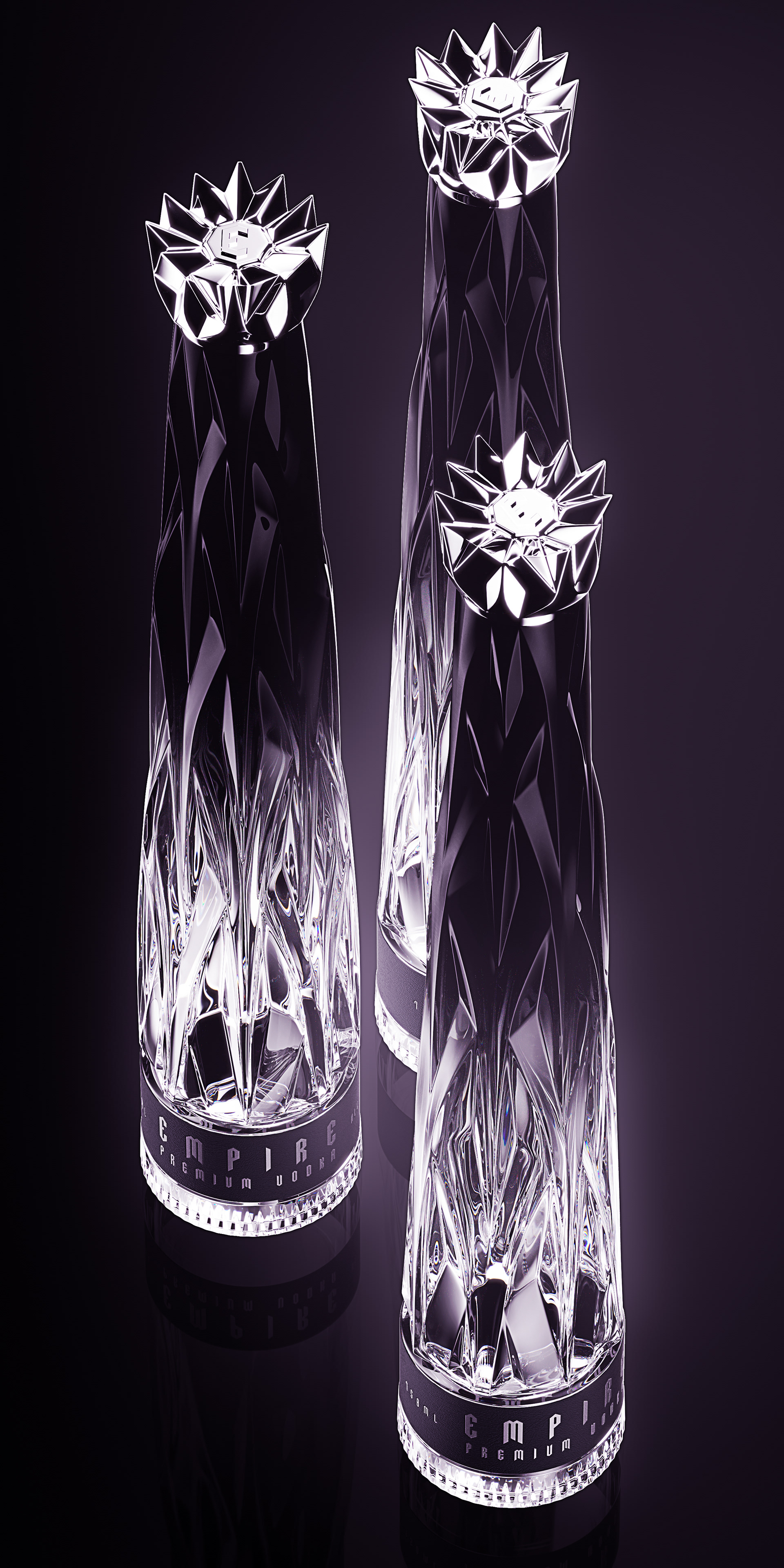 The wine bottle，Vodka，packing design，