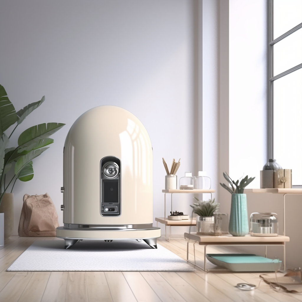 Retro small appliances，AI Empowerment，industrial design，midjourney，