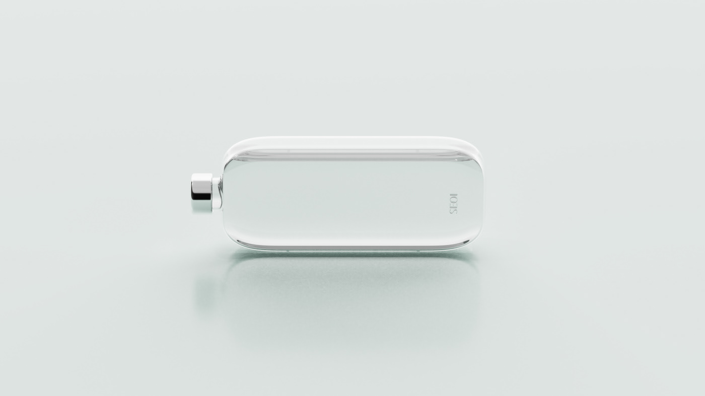 Water cup，SEOI，stainless steel，Tempered glass，