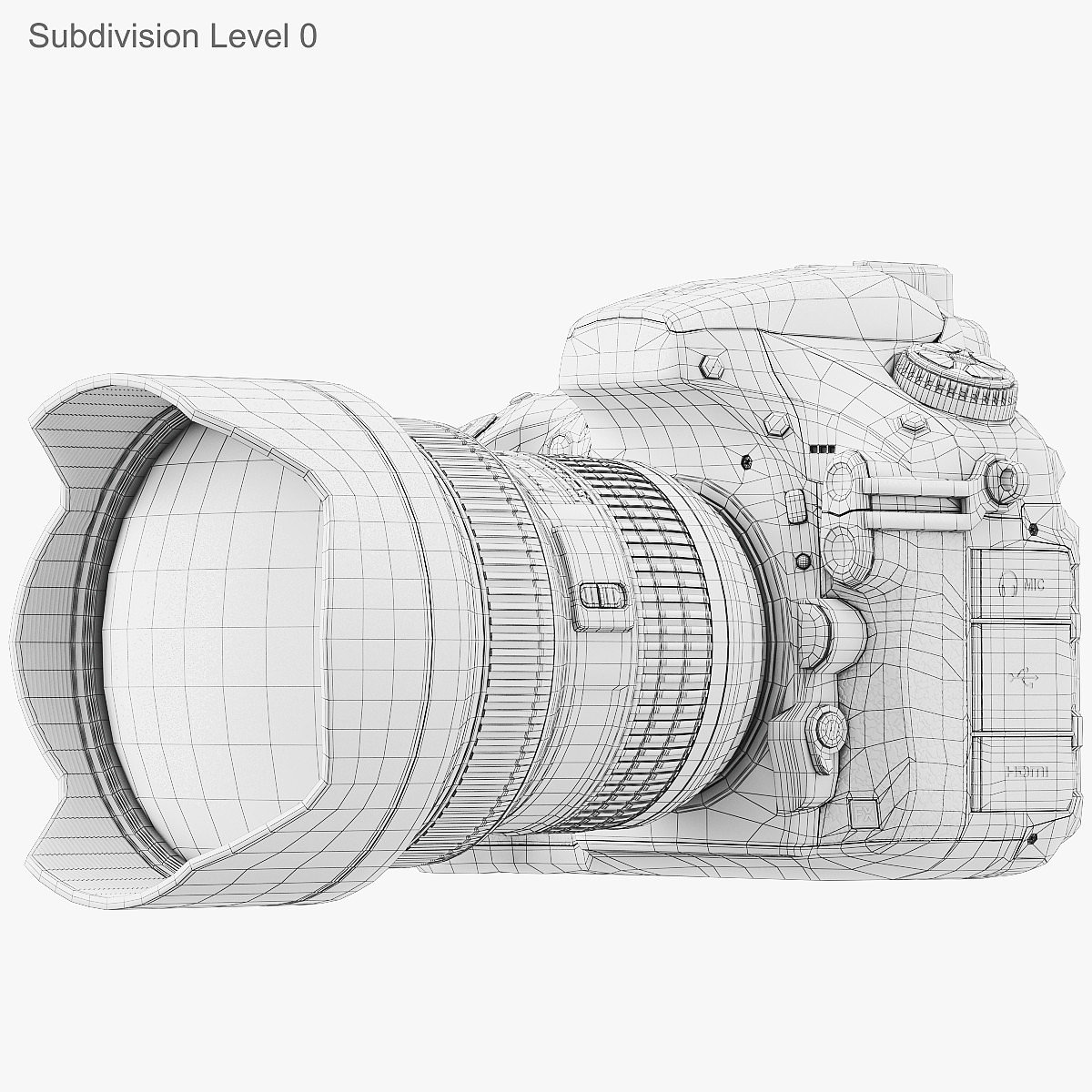 SLR，Nikon ，camera，Render，