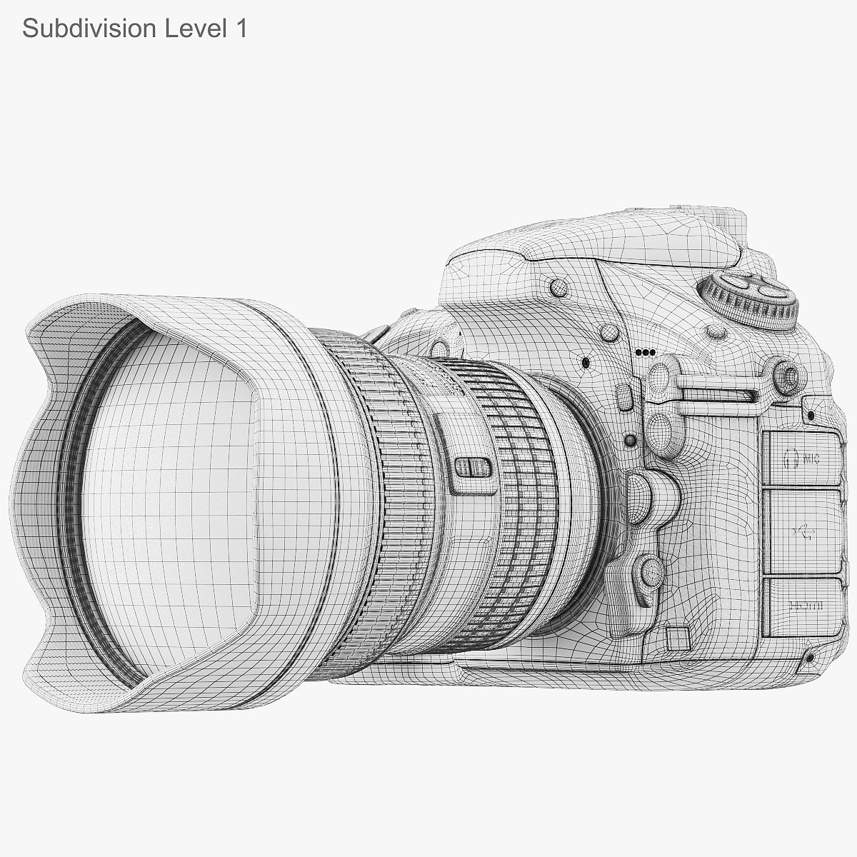 SLR，Nikon ，camera，Render，