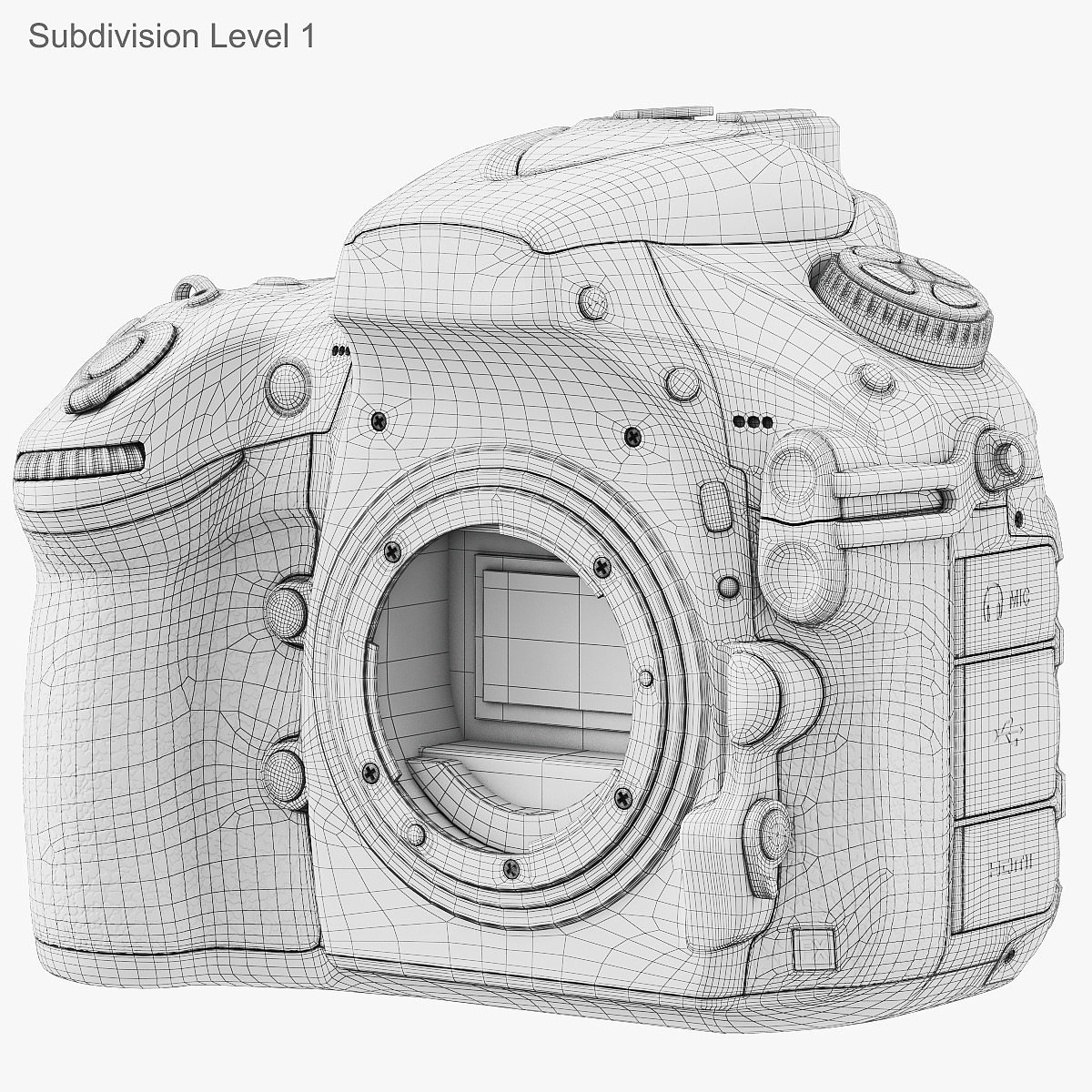 SLR，Nikon ，camera，Render，