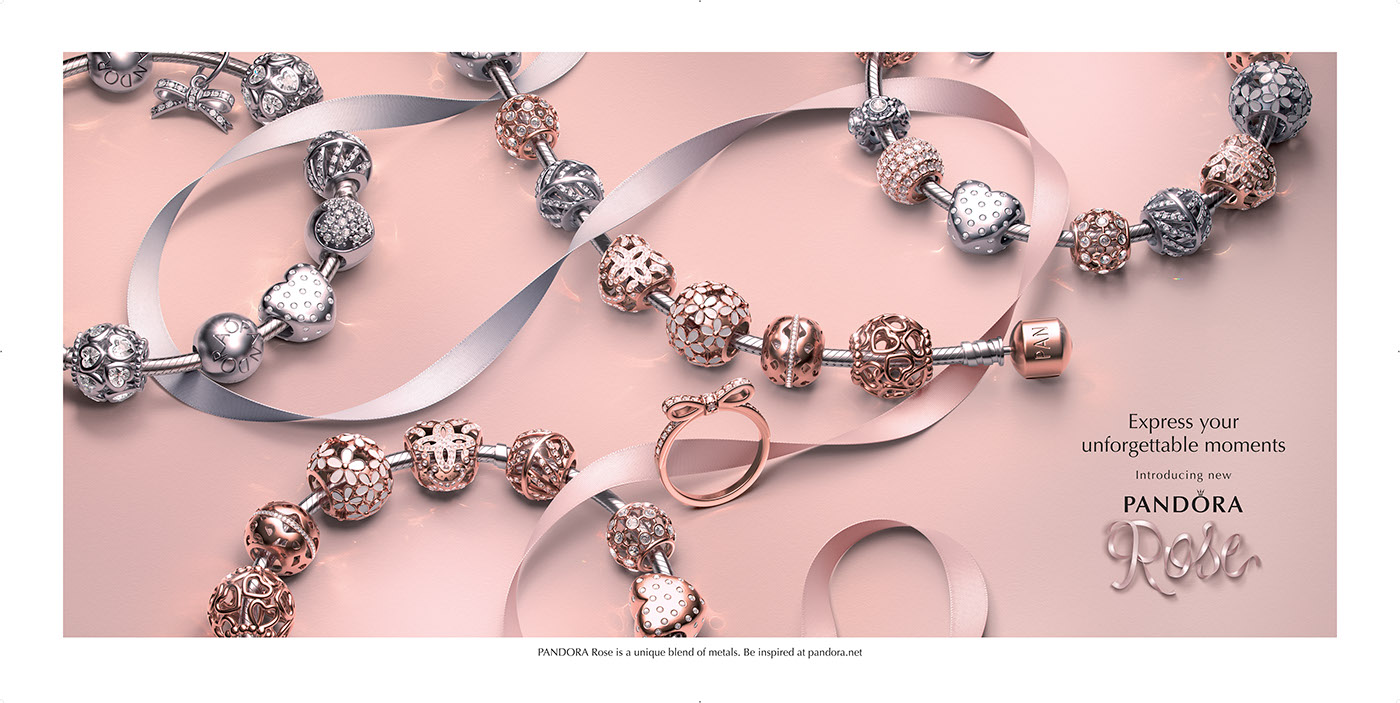 jewelry，Pandora，rose，ornaments，