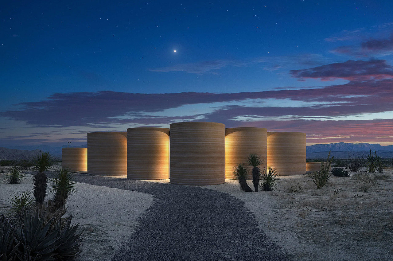 El Cosmico，3d打印，露营，Marfa，