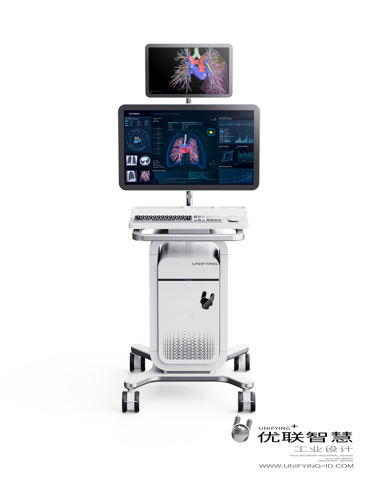 Chengdu Industrial Design，Chengdu Medical Design，Medical trolley，3D system，www.unifying-id.com，