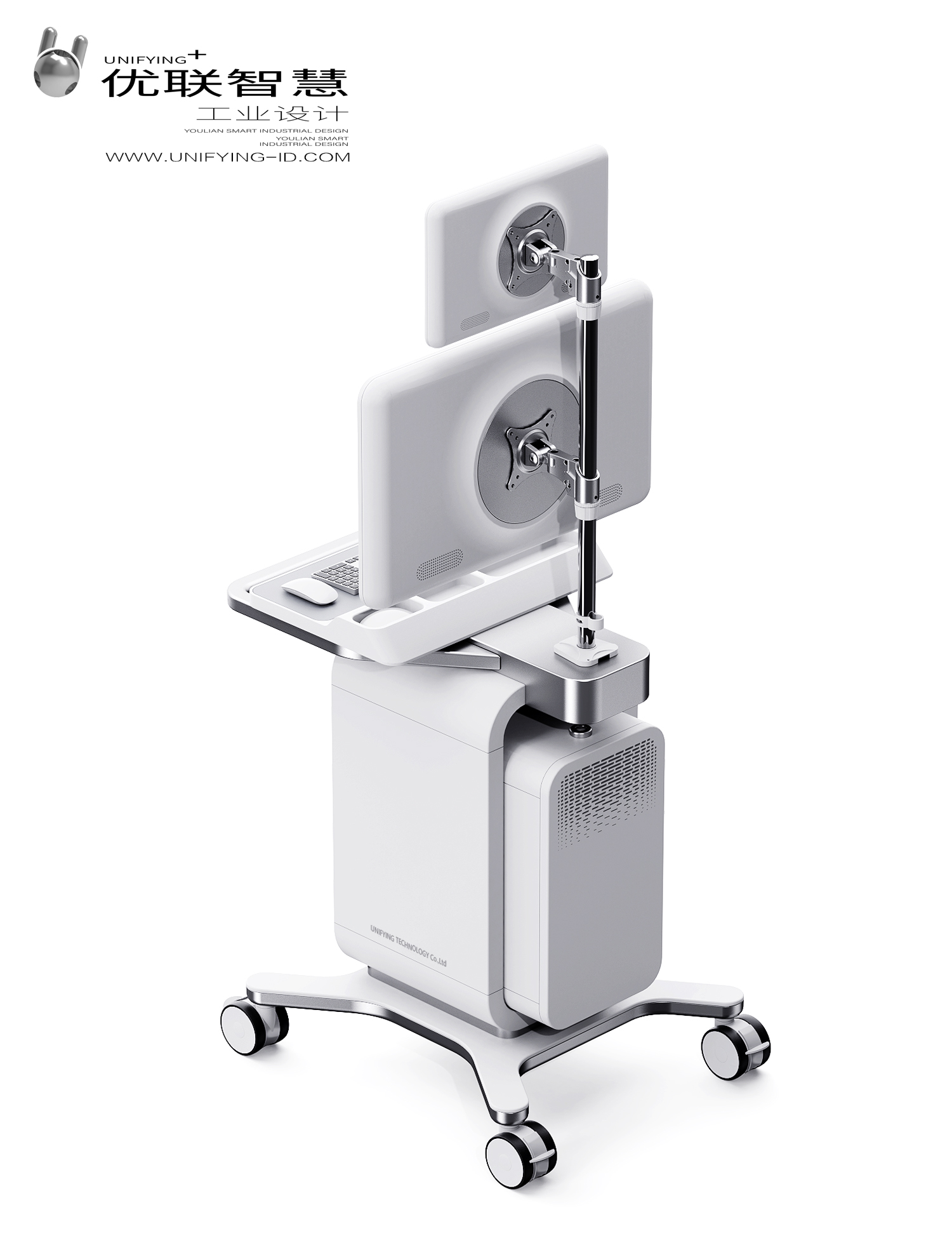 Chengdu Industrial Design，Chengdu Medical Design，Medical trolley，3D system，www.unifying-id.com，
