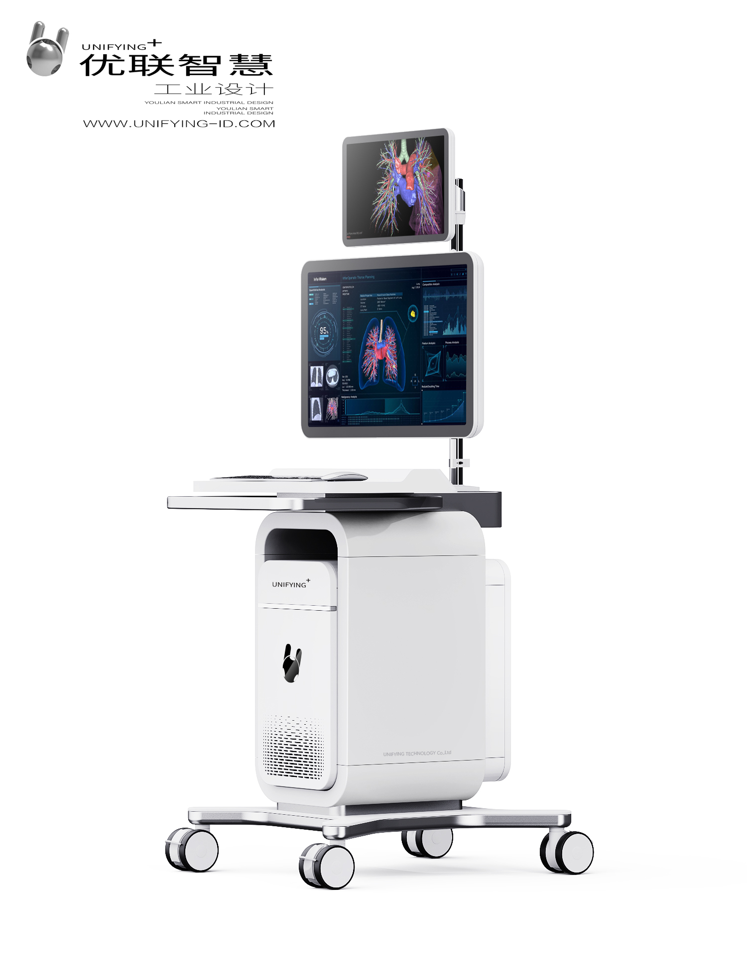 Chengdu Industrial Design，Chengdu Medical Design，Medical trolley，3D system，www.unifying-id.com，