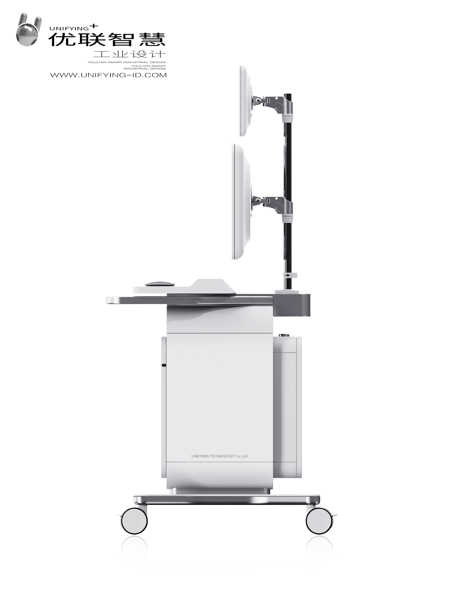 Chengdu Industrial Design，Chengdu Medical Design，Medical trolley，3D system，www.unifying-id.com，