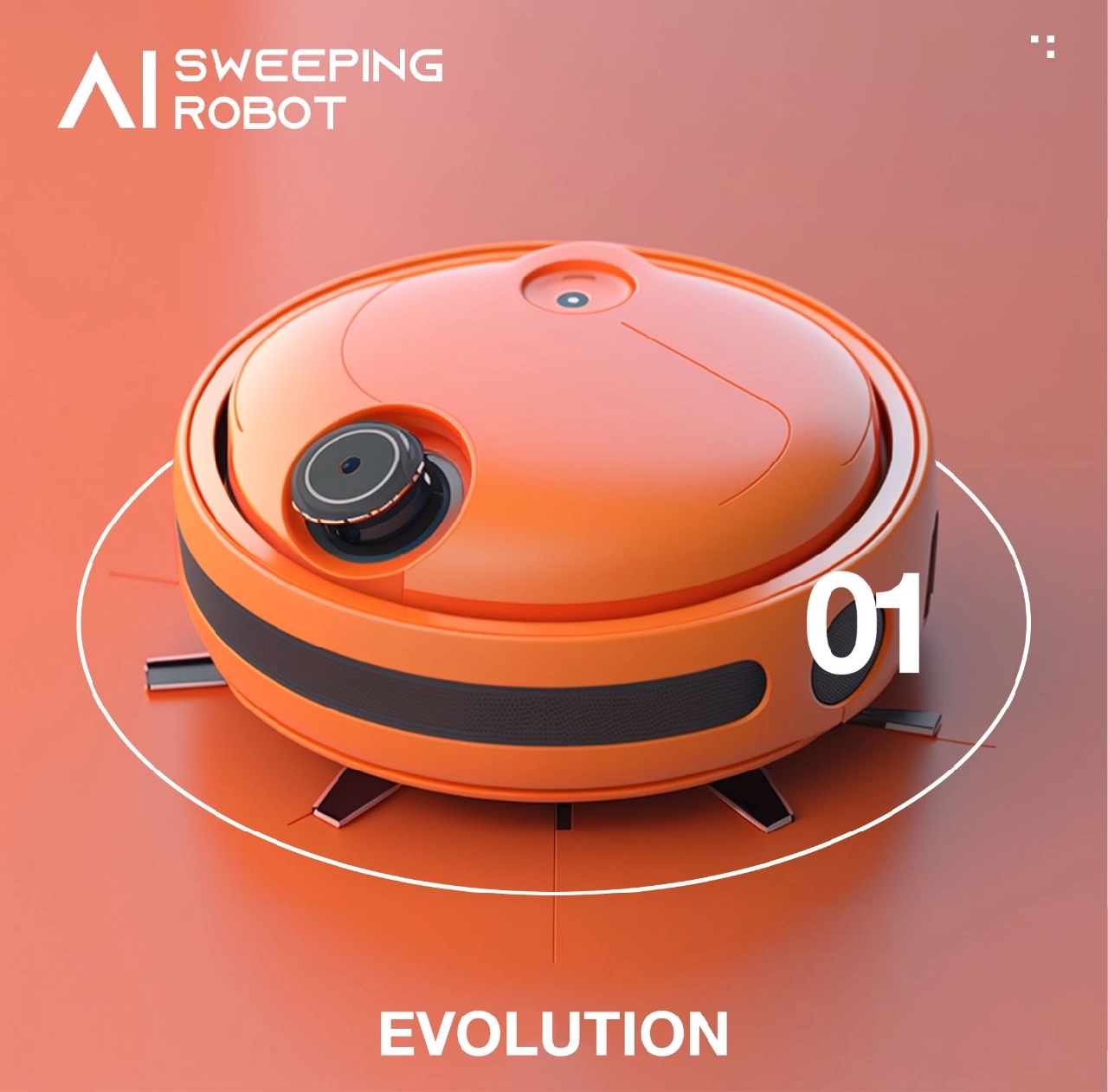 ai，AI design，AI Enabling Industrial Design，Sweeping robot，sweeping machine，Intelligent sweeper，product design，Evolution laboratory，