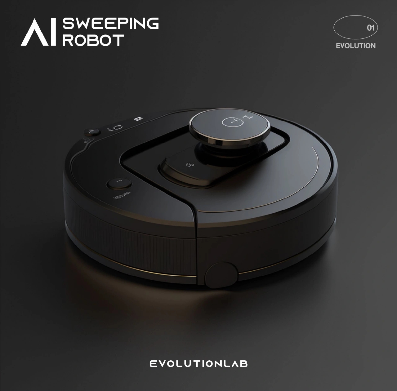 ai，AI design，AI Enabling Industrial Design，Sweeping robot，sweeping machine，Intelligent sweeper，product design，Evolution laboratory，