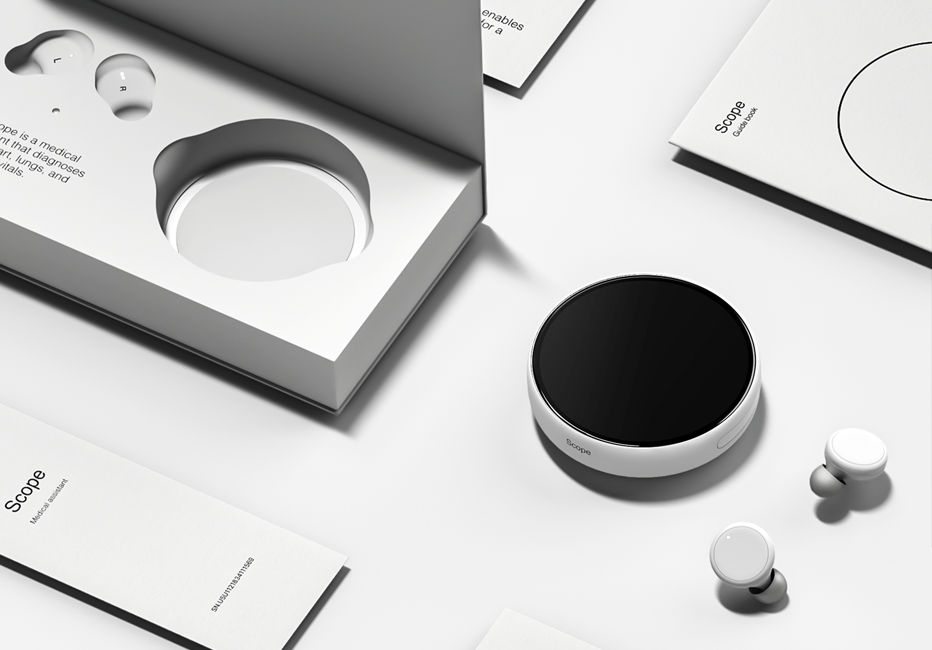 medical care，Medical design，Health care，industrial design，product design，intelligent stethoscope，SCOPE，