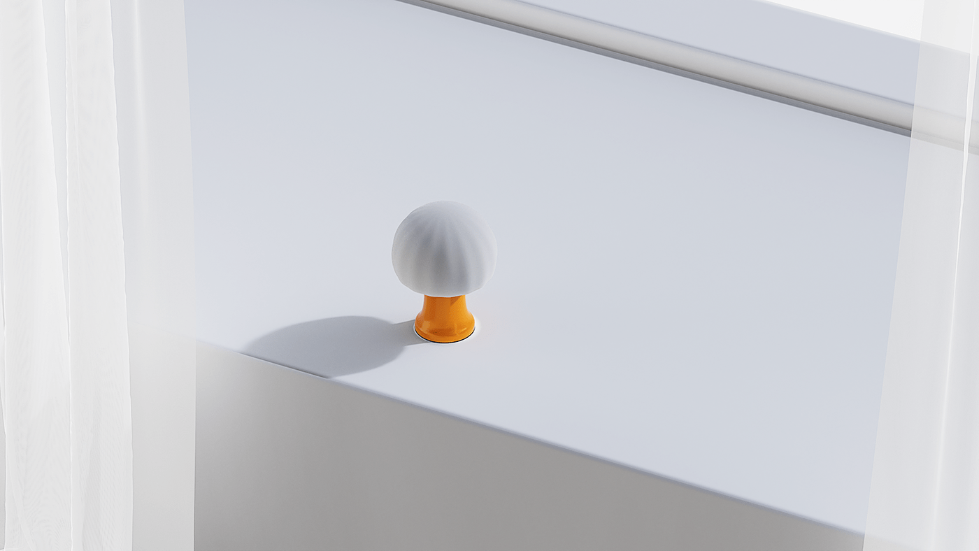 Lighting design，Mushroom，Lamp design，Interior design，natural，product design，