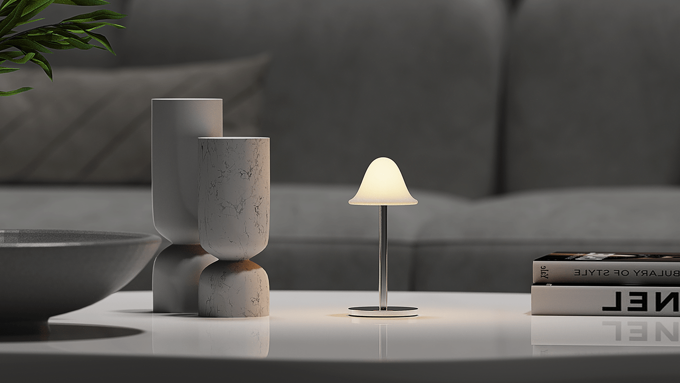 Lighting design，Mushroom，Lamp design，Interior design，natural，product design，