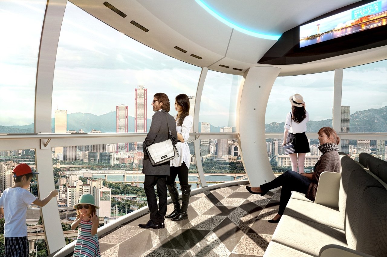 Environmental protection design，the republic of korea，ferris wheel，Seoul，Travel，