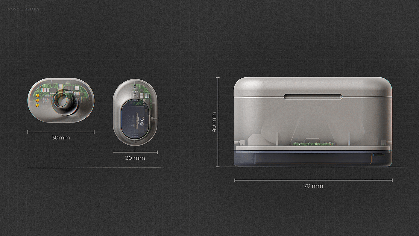 Novo，headset，Wireless headset，OPPO，conceptual design，product design，