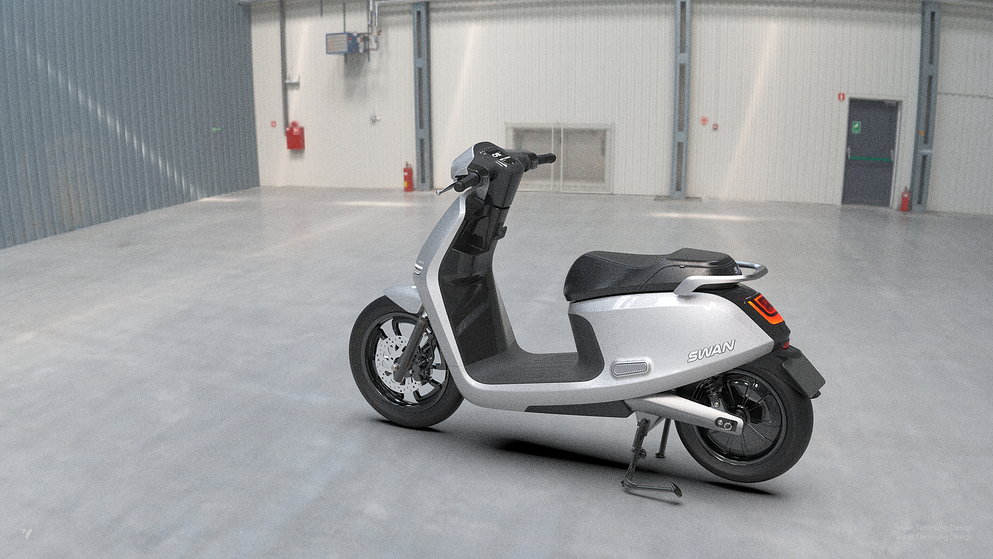 automotivedesign，industrialdesign，electricscooter，escooter，Scooter，aliasdesign，keyshot，motorcycle，