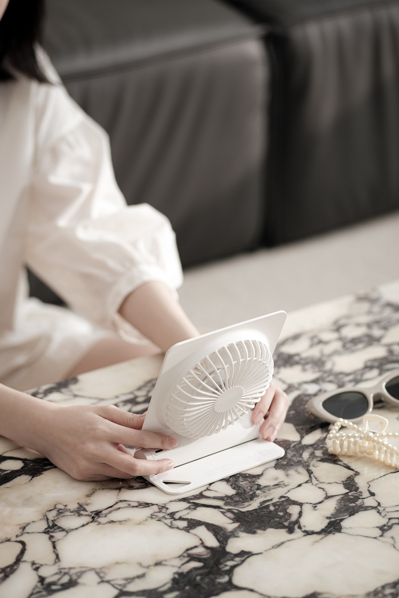 Several elements，desktop，Fan，White base map，Shenzhen，