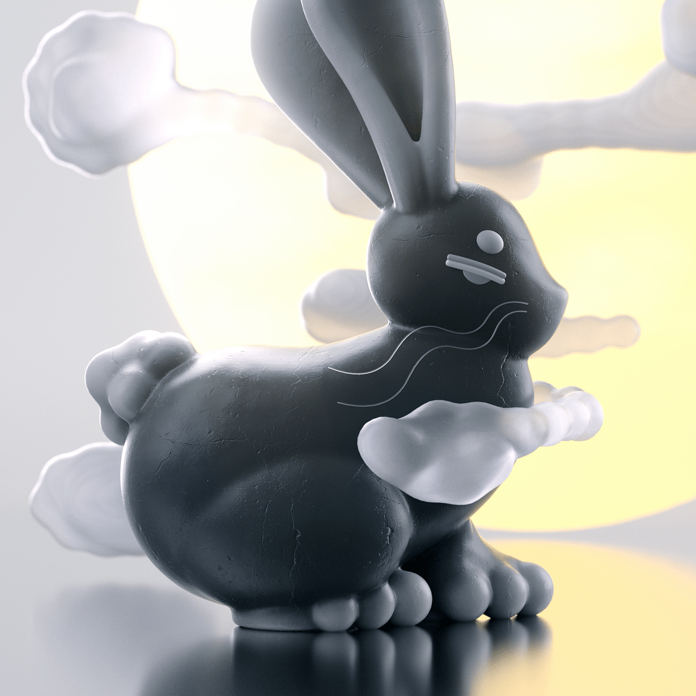 3d，Art，Poster Design ，rabbit，2023，Role design，