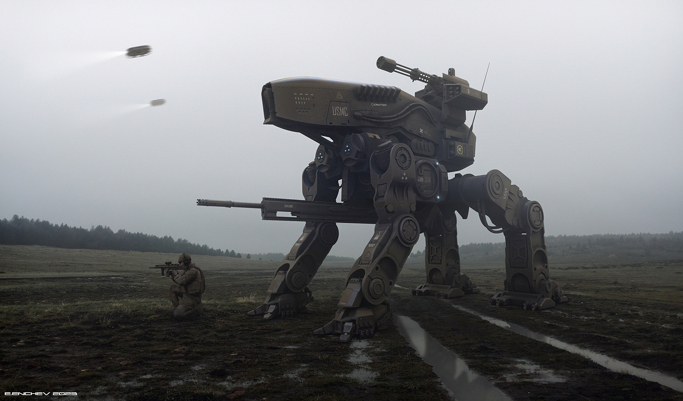 Mech designs，3D art，Conceptual art，Digital，