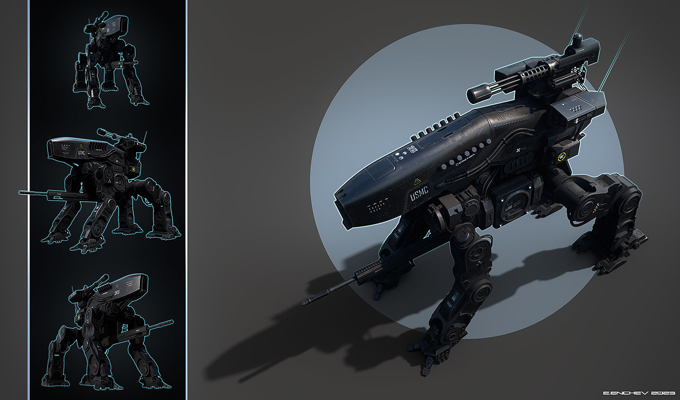 Mech designs，3D art，Conceptual art，Digital，