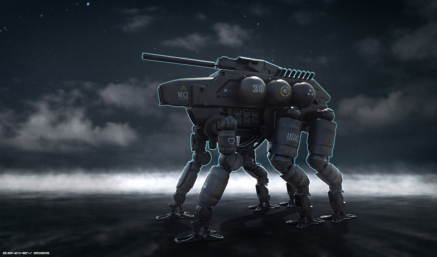 Mech designs，3D art，Conceptual art，Digital，